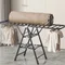 Étagère de tour de couette pliante verticale intérieure, sèche-linge à roulettes en acier, porte-linge, maison, véranda T1