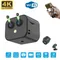 Maison intelligente 4K HD Mini caméra WiFi Surveillance de sécurité sans fil Micro double Webcam