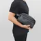 Pochette pour hommes, nouvelle mode, sac de lavage décontracté de grande capacité, pochette de vacances Simple en PU, 1 pièce