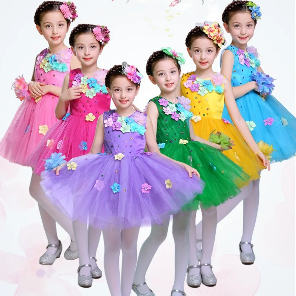 Vêtements pour enfants filles robe fête spectacle sur scène vêtements de danse Cosplay princesse Costume fée mode vêtements enfants été décontracté