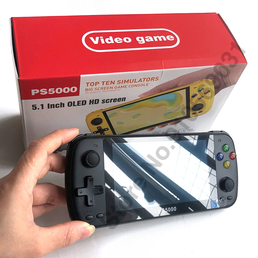 Console de jeu portable PS5000, console de jeu portable, PS1, MAcloser, MD, Anja, SNES, jeu vidéo, moderne, 5 pouces