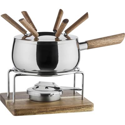 Fonduetopf MÄSER, braun (silberfarben, braun), Töpfe Image