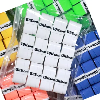 15/30/60PCS Wilson Sticky feel Tennis Racket Overgrip 0.65MM durable Badminton Sweatband Overgrips