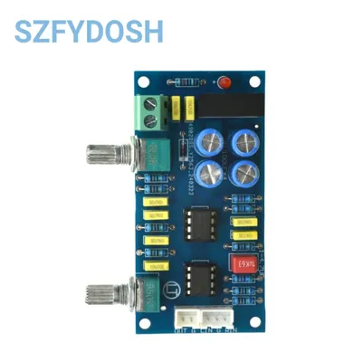 Single Power 11-13V Superheavy Subwoofer Pre-low-pass Filter Pre-tone Board Finished Kit PCB Empty