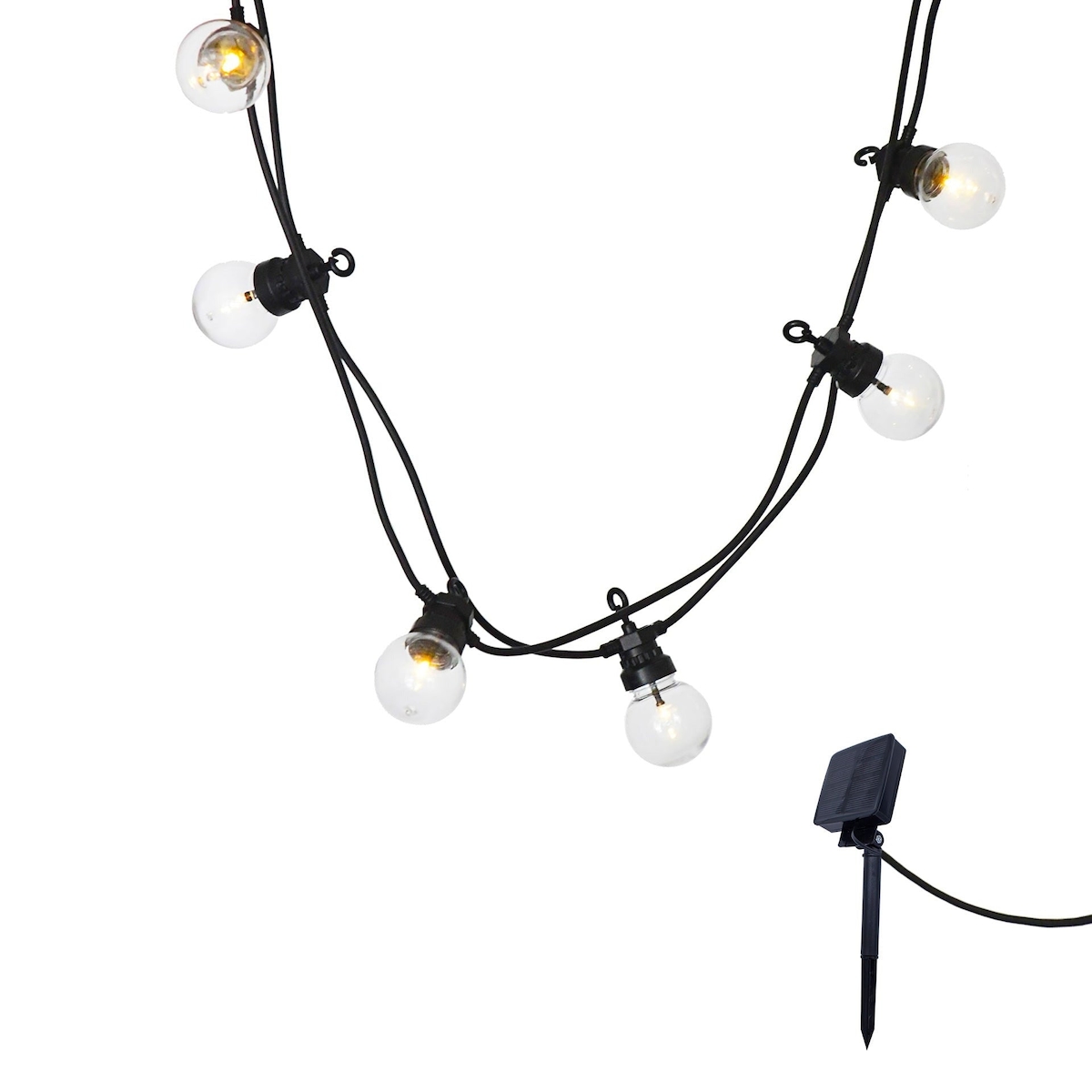 Lumisky Solar-Lichterketten PVC 5.7M Transparent Image