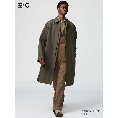 Uniqlo - Blocktech Single Breasted Coat - Olive