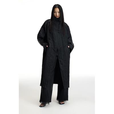 Chet Lo Oversize Organza Trench Coat