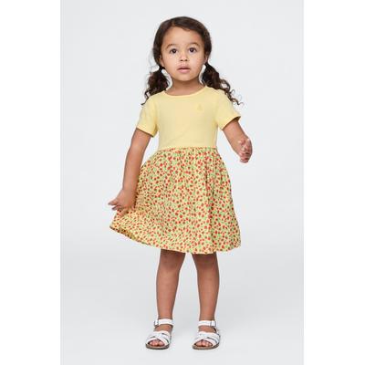 Gap Girls Yellow Floral Skater Dress (6mths-5yrs) - Yellow Floral