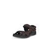 Outdoorsandale ECCO "Offroad", Herren, Gr. 43, schwarz (mokka, schwarz), Nubukleder, sportlich, Schuhe, Sommerschuh, Klettschuh, Outdoorschuh, in Trekking-Optik