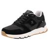 Sneaker RIEKER SPORT, Herren, Gr. 40, schwarz, Veloursleder, Textil, casual, Schuhe, Schnürschuh, Halbschuh, Freizeitschuh mit Soft-Innensohle
