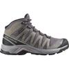 Wanderschuh SALOMON "X-ADVENTURE RECON MID GORE-TEX W", Gr. 38,5, excalibur, gull, nirvana, Leder, Textil, sportlich, Schuhe, wasserdicht