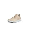Sneaker ECCO "GRUUV M", Herren, Gr. 43, beige (sandfarben), Glattleder, sportlich, Schuhe, Freizeitschuh, Halbschuh, mit herausnehmbarer Dual-Fit-Innensohle