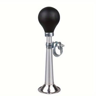 TEMU 1pc Bicycle Air Horn Metal Electroplating 7-inch Horn Straight Air Horn Mountain Bike Bell Bicycle Equipment Accessories