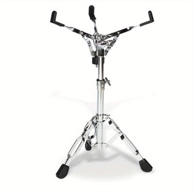 TEMU Adjustable Alloy Drum Stand, Silvery Grey, Double-braced Design, Fits 12 Inch Drum & Drum Pad, Ideal For Sitting & Standing Positions, Concert Drum Stand