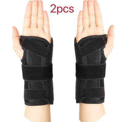 TEMU 2pcs Adjustable Wrist Support Braces - Breathable Polyester, Fit For Sports & Daily Use, Washable, In Multiple Colors, Injury Recovery Support|adjustable Wrist Wrap|comfortable Wear