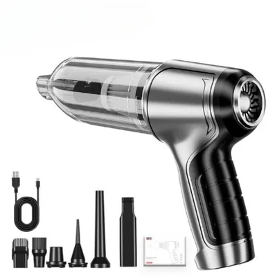 Bürstenloser Auto-Staubsauger, kabelloser Handstaubsauger für Zuhause und Auto, Mini-Staubsauger mit Image