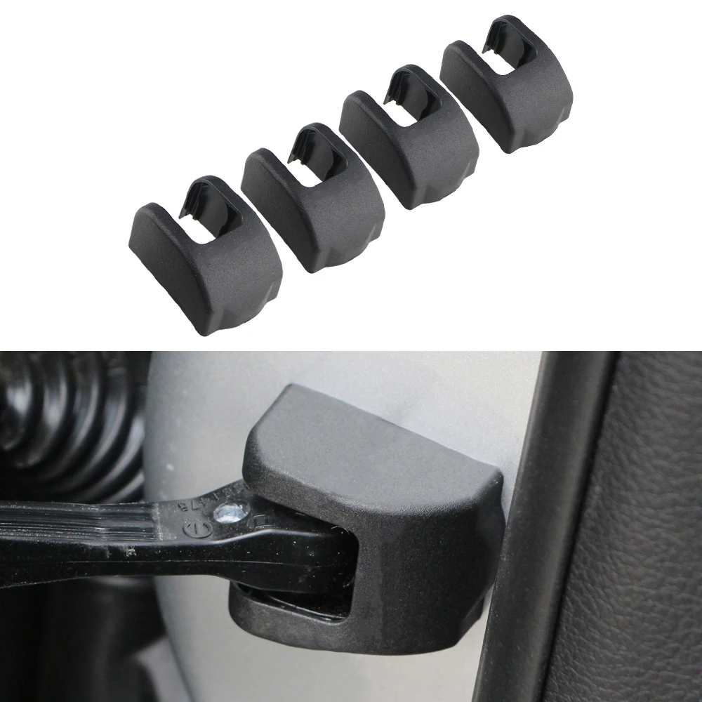 Für volvo v40 xc90 2015 tür stopper begrenzung arm schnalle abdeckung aufkleber 4 stücke auto auto abs dekoration schutz zubehör Image