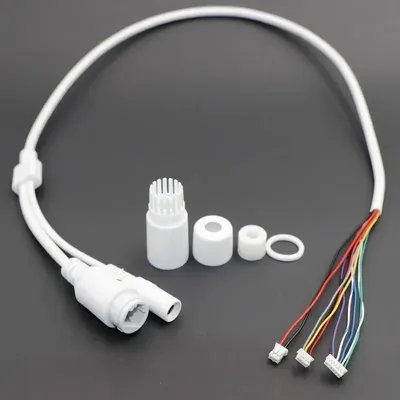 Wasserdichtes POE-LAN-Kabel für CCTV-IP-Kameraplatinenmodul mit wetterfestem Stecker, Übertragung und Kabel Image