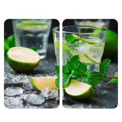 WENKO Herdabdeckplatte Universal Mojito 2er Set, für alle Herdarten Image