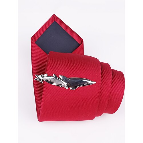 Vergoldete Krawattenklammer für Herren mit Gabel, Messer und Hammer – einzigartiges und stilvolles Design – perfekt für Hochzeiten, formelle und kreative Anlässe Image