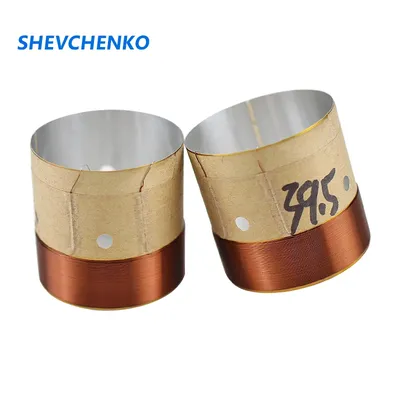 SHEVCHENKO 39.5mm Bass Voice Coil 6-8 OHM Aluminum 2 Layers Copper Wire Coil Repair 40 Core Woofer