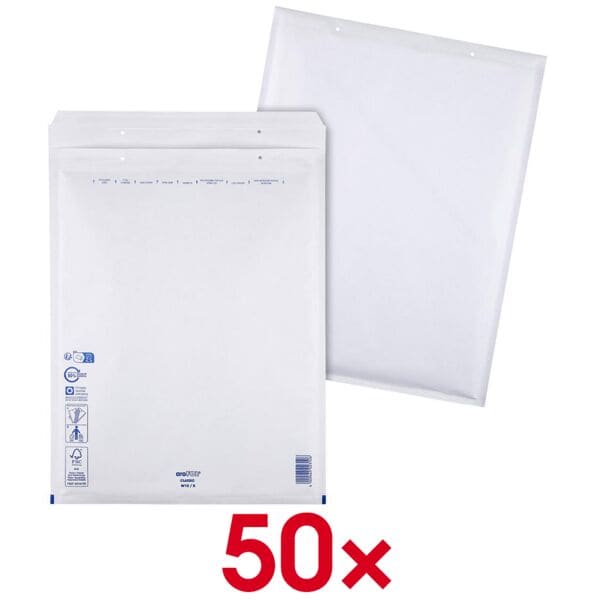 aroFol Luftpolster-Versandtaschen »W10/K« 50 Stück weiß, 37x48 cm Image