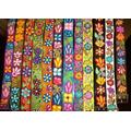 lotto all'ingrosso di 10 cinture di fiori in lana peruviana, cinture colorate