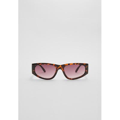 Stradivarius Tortoiseshell resin sunglasses Brown OS