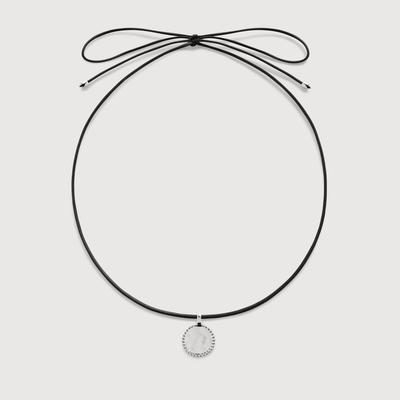 Cotton Cord Deia Beaded Necklace