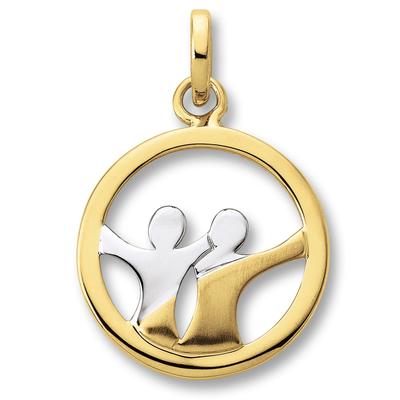 Sternzeichen-Anhänger ONE ELEMENT "Sternzeichen Anhänger aus 333 Gelbgold", gold, Schmuckanhänger, Damen, Zwilling im Setmit Halskette, Gelbgold 333-Gold, Gelbgold 333, Gold, das perfekte Geburtstagsgeschenk für Frau und Mann Image