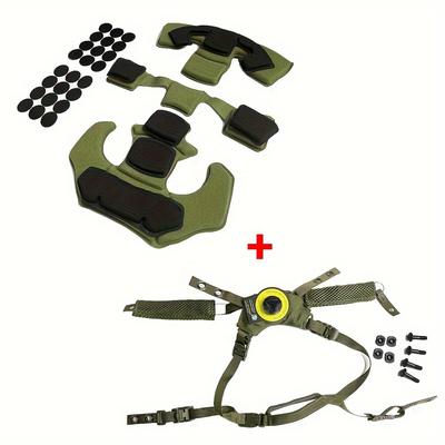 TEMU Helmet Suspension System Adjustable Lanyard Fast Outdoor Helmet Accessory Pad