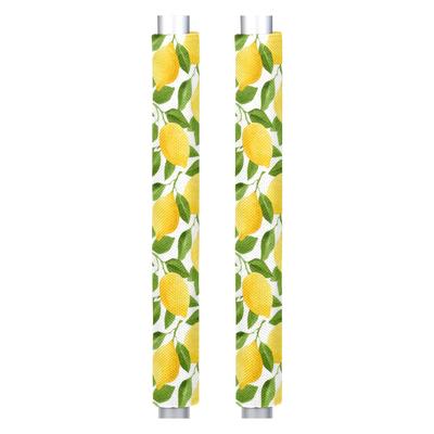 TEMU 2pcs Lemon Pattern Handle Covers, From Stains, , And Food Stains, 2 Refrigerator Door Handles, Very Suitable For Dishwasher, Refrigerator And Oven