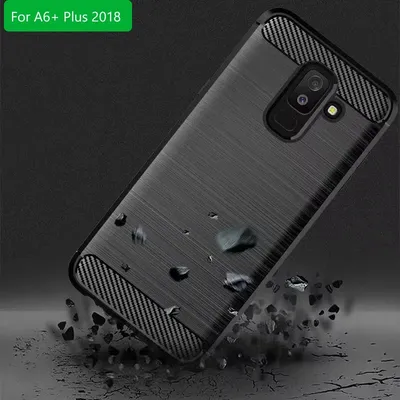 Carbon Cover for Samsung Galaxy A6 Plus 2018, Galaxy Jean,Silicone TPU Case, A605F, A605G , for Galaxy A6+ 2018 , Capa Cases