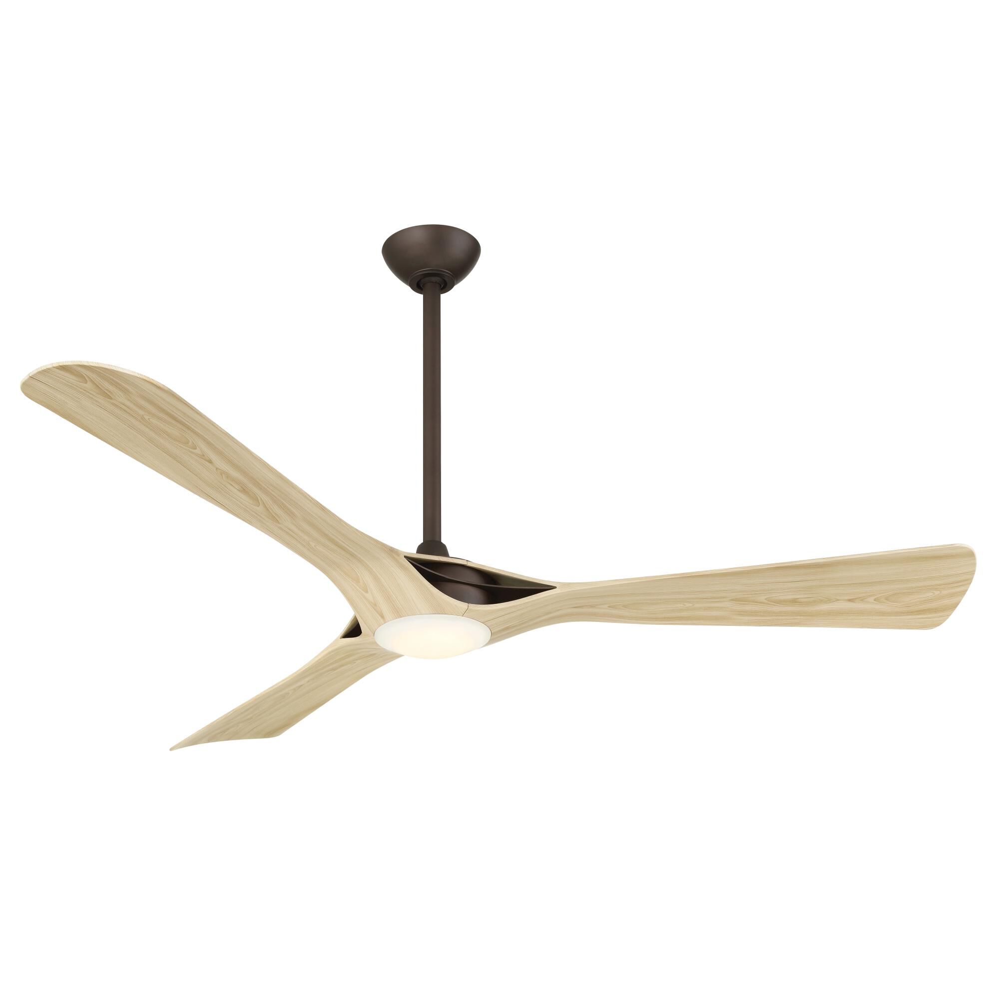 Minka Aire Bridge 60 Inch Ceiling Fan with Light Kit - F668L-DB/WTO