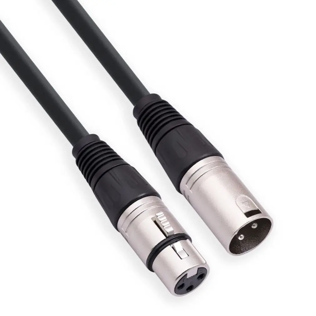 Patchkabel xlr Stecker auf xlr Buchse 3-poliges xlr Mikrofon kabel 1m 5m 10m 20m für dmx-Lichter Aufnahme Lautsprechers ysteme Radio statio Image