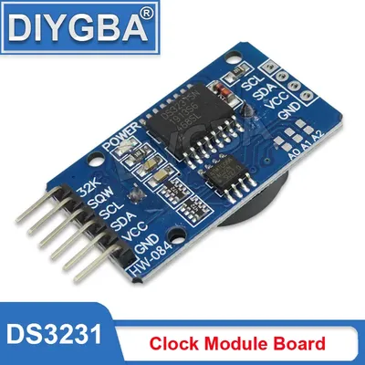 Iic modul ds3231 präzisions uhr modul ds3231sn speicher modul ds3231 mini modul echtzeit 3,3 v/5v Image