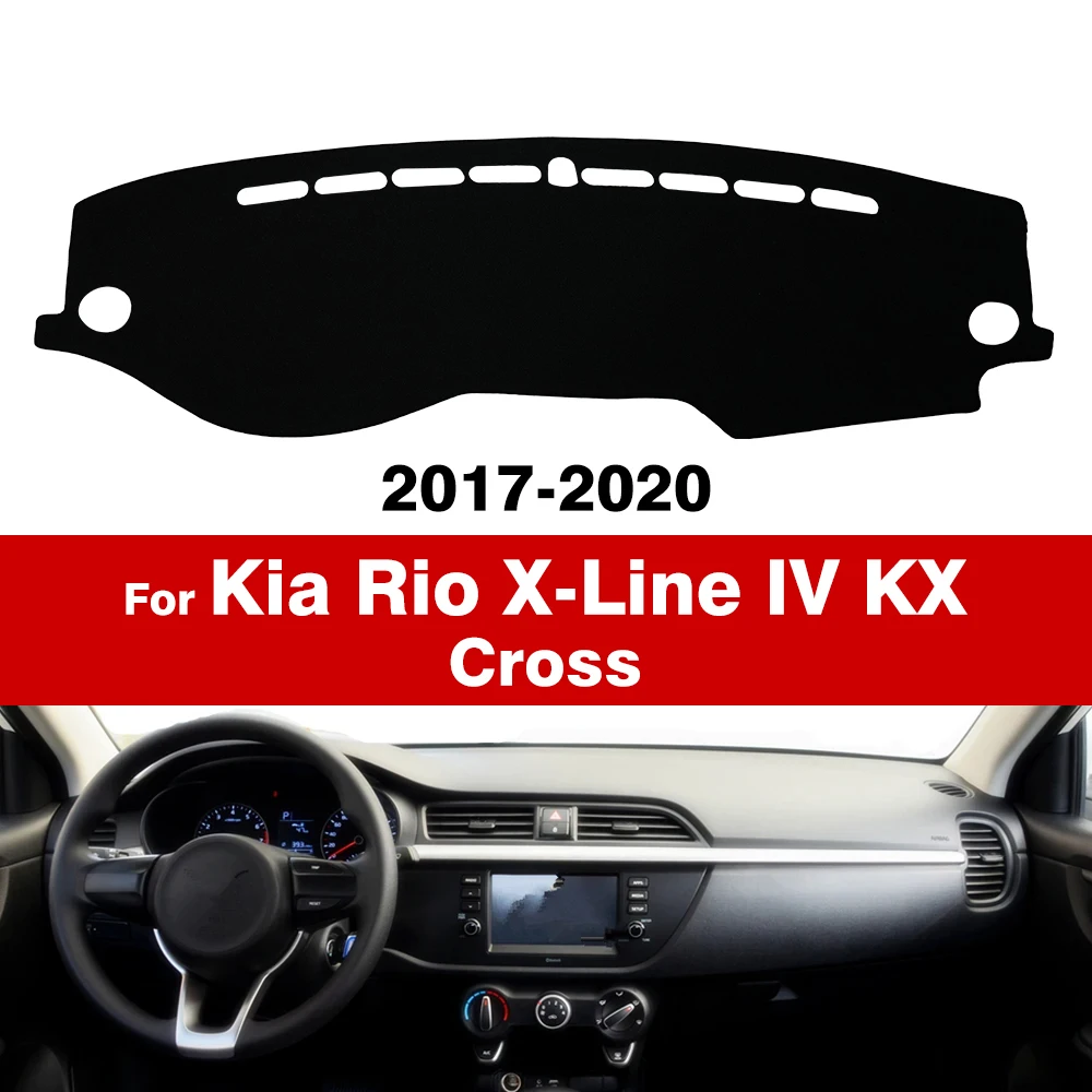 Für kia rio x-line iv kx cross Armaturen brett Matte Sonnenschutz Anti-UV-Teppiche Autozubehör Auto Armaturen brett Abdeckung Image