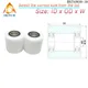 1 pz 8x30x30 ruota a rulli in Nylon con cuscinetto BST69830-30 30mm diametro 8mm foro POM ruota guida cinghia piatta tenditore 8*30*30