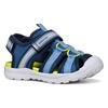 Sandale GEOX "J VANIETT BOY", Kinder, Gr. 27, blau (navy, hellblau), Textil, casual, Schuhe, Trekking Schuh, Klettschuh für Outdooraktivitäten