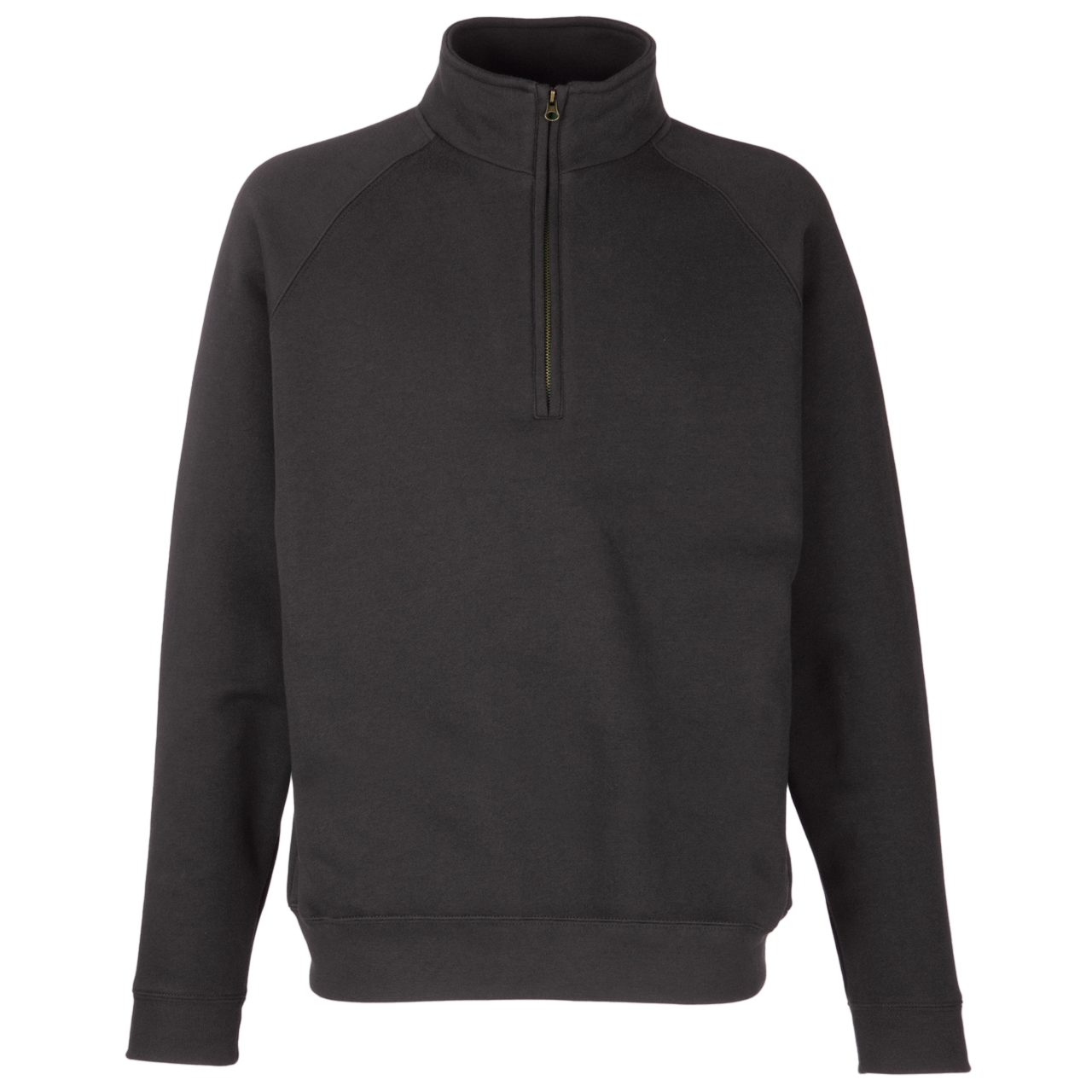 Fruit of the Loom Erwachsene Unisex Klassik Zip Sweatshirt (Schwarz)