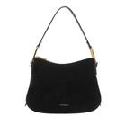 Coccinelle Hobo Bags - Coccinellemagie Suede Bim - Gr. unisize - in Schwarz - für Damen - aus Textil & Leder & Leder