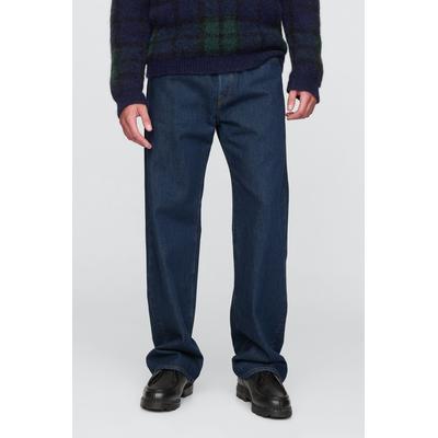 Gap Mens Dark Indigo Blue Baggy Jeans - Dark Indigo Blue