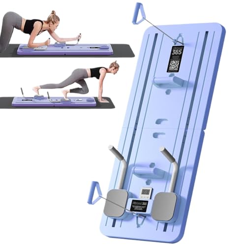 Home Pilates Board - Pilates Reformer Board | 4 in 1 Pilates Reformer Machine | Pilates Board at Home | Multifunctional Abdominal Board | Home Tool for Fitness Training Exercise Equipment for Fitness