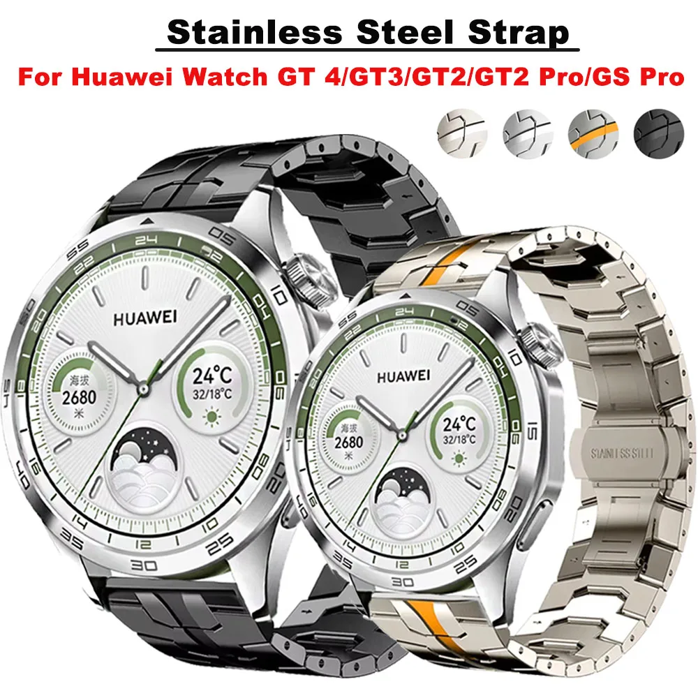 20mm Edelstahl band für Huawei Uhr GT 4 46mm GT2E Armband Metall armband für Huawei Uhr GT2 Pro GT2 GT3 42mm Armband Image