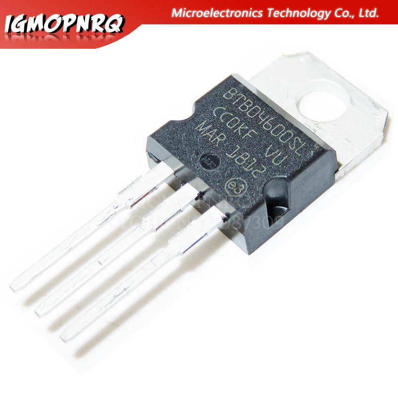 5 stücke BTB04-600SL BTB04-600 btb04 triacs 4 amp 600 volt bis-220 neues original Image