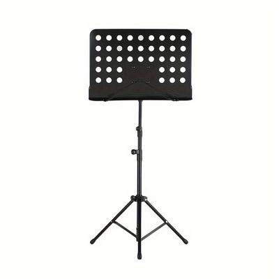 TEMU Portable Metal Music Stand Detachable Musical Instruments For Piano Violin Guitar Sheet Music