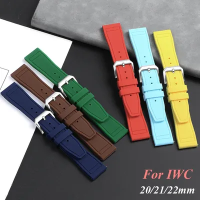 Schnellverschluss-Gummiarmband für IWC PILOT Portugal Portofino-Armband, 22 mm, 20 mm, 21 mm, Image