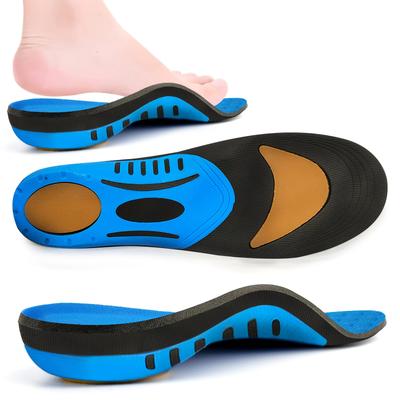 TEMU Arch Support Insoles - Medium Arch Support Shoe Inserts For Men And Women, Work Boot Insoles For Standing All Day, Shock Absorption Sports Shoe Insoles, Athletic Running Hiking Insoles