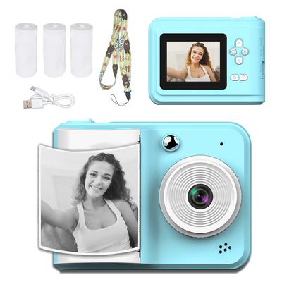 TEMU Student Mini Camera Photo Printer Portable Instantly Print Photos Perfect Gifts Hd Digital Printing Cameras Dual-camera,suitable For Christmas Gifts, New Year Gifts Image