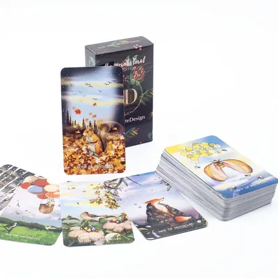Das Mesahi Tarot ein 79-Karten-Deck Bouchette Design Schicksal Wahrsagerei Wahrsagen englische Image